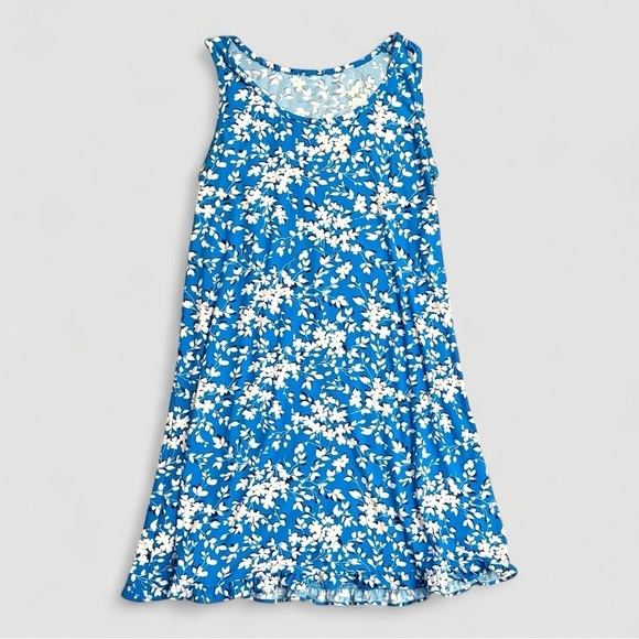Draper James Other - Draper James Blue Floral Ruffle Dress S/M Womens Pajamas Loungewear